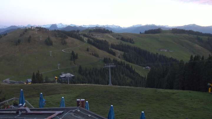 Scheffau am Wilden Kaiser (SkiWelt) Brandstadl Restaurant snow cam captured at 25 September 2026 at 7:30 pm GMT+2