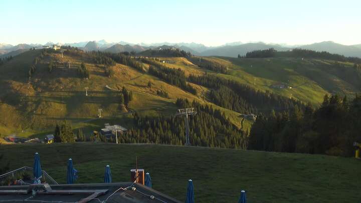 Scheffau am Wilden Kaiser (SkiWelt) Brandstadl Restaurant snow cam captured at 26 September 2026 at 6:58 pm GMT+2