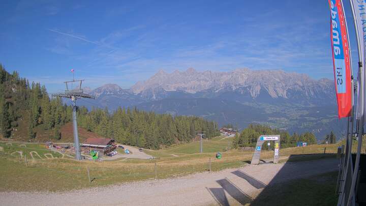 Schladming / Pichl - Reiteralm Upper Station Preunegg Jet snow cam captured at 29 September 2026 at 12:34 pm GMT+2