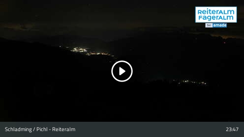 Schladming / Pichl - Reiteralm Upper Station 6er-Sesselbahn snow cam captured at 12 September 2026 at 11:55 pm GMT+2