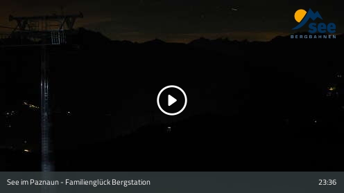 See im Paznaun (Paznaun) Familienglück Upper Station snow cam captured at 12 September 2026 at 11:39 pm GMT+2