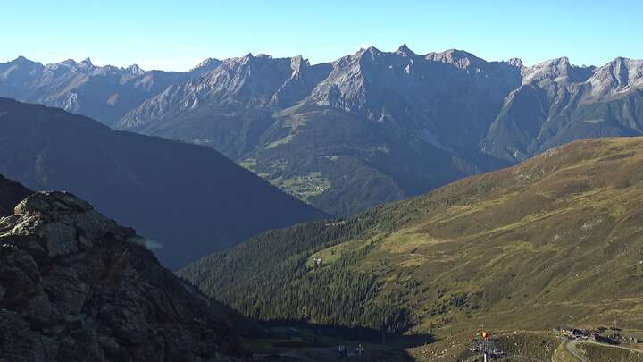See im Paznaun (Paznaun) Furglerblick Upper Station snow cam captured at 15 September 2026 at 6:10 pm GMT+2