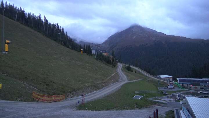 See im Paznaun (Paznaun) Mid Station See snow cam captured at 18 September 2026 at 7:48 pm GMT+2