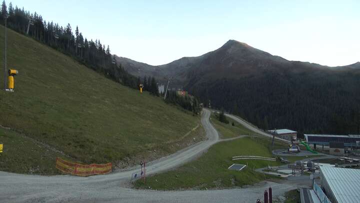 See im Paznaun (Paznaun) Mid Station See snow cam captured at 22 September 2026 at 7:14 pm GMT+2