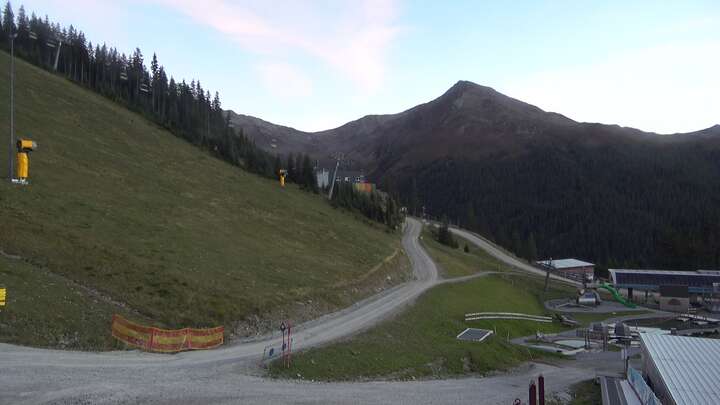 See im Paznaun (Paznaun) Mid Station See snow cam captured at 23 September 2026 at 7:30 pm GMT+2