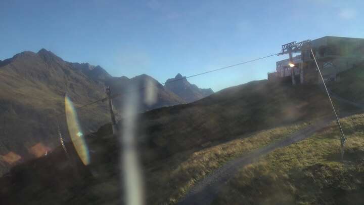 St. Anton am Arlberg (Arlberg) Galzig Upper Station snow cam captured at 15 September 2026 at 5:55 pm GMT+2