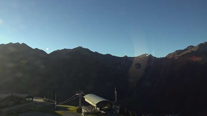 St. Anton am Arlberg (Arlberg) Gampen snow cam captured at 23 September 2026 at 8:10 am GMT+2