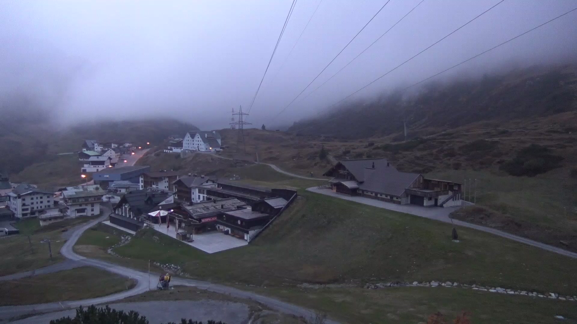 St. Anton am Arlberg (Arlberg) St. Christoph snow cam captured at 3 October 2026 at 7:12 pm GMT+2
