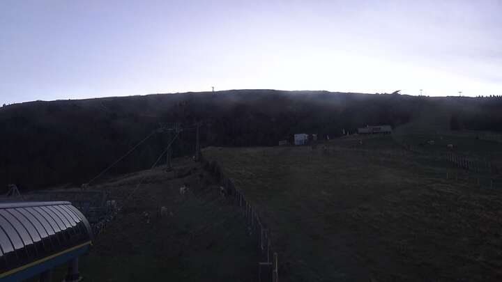 St. Margarethen im Lg. (Aineck) Gipfelbahn Base Station snow cam captured at 21 September 2026 at 7:25 pm GMT+2