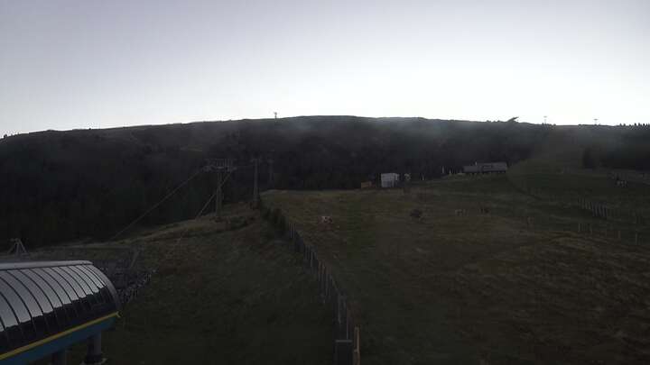 St. Margarethen im Lg. (Aineck) Gipfelbahn Base Station snow cam captured at 22 September 2026 at 7:22 pm GMT+2