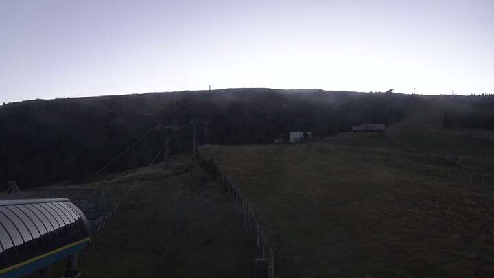 St. Margarethen im Lg. (Aineck) Gipfelbahn Base Station snow cam captured at 28 September 2026 at 7:07 pm GMT+2