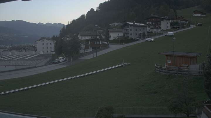 Stans (Silberregion Karwendel) Burglift snow cam captured at 28 September 2026 at 7:08 pm GMT+2