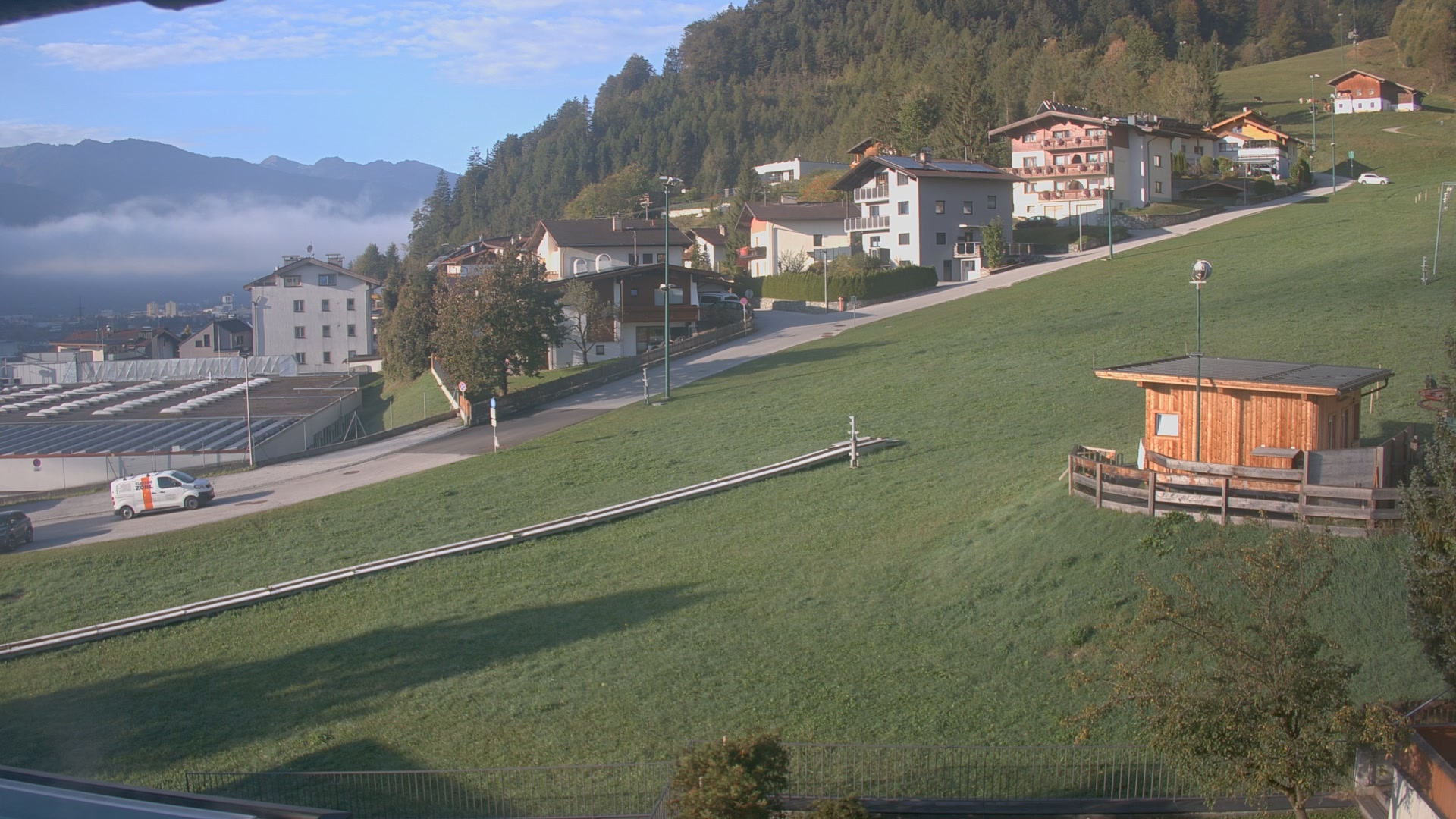 Stans (Silberregion Karwendel) Burglift snow cam captured at 6 October 2026 at 9:14 am GMT+2