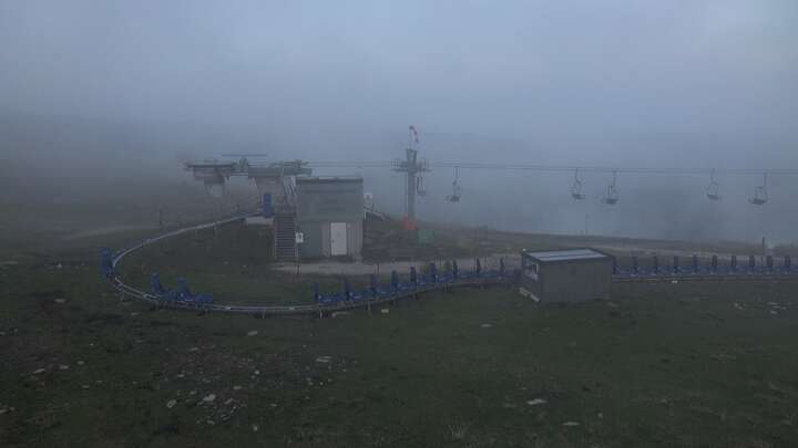 Wolfsberg (Klippitztörl) Hocheggerlift Upper Station snow cam captured at 19 September 2026 at 7:12 pm GMT+2