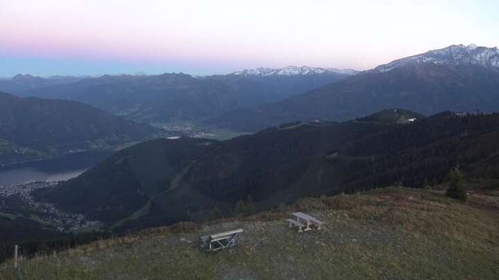 Zell am See zellamseeXpress snow cam captured at 26 September 2026 at 7:20 pm GMT+2
