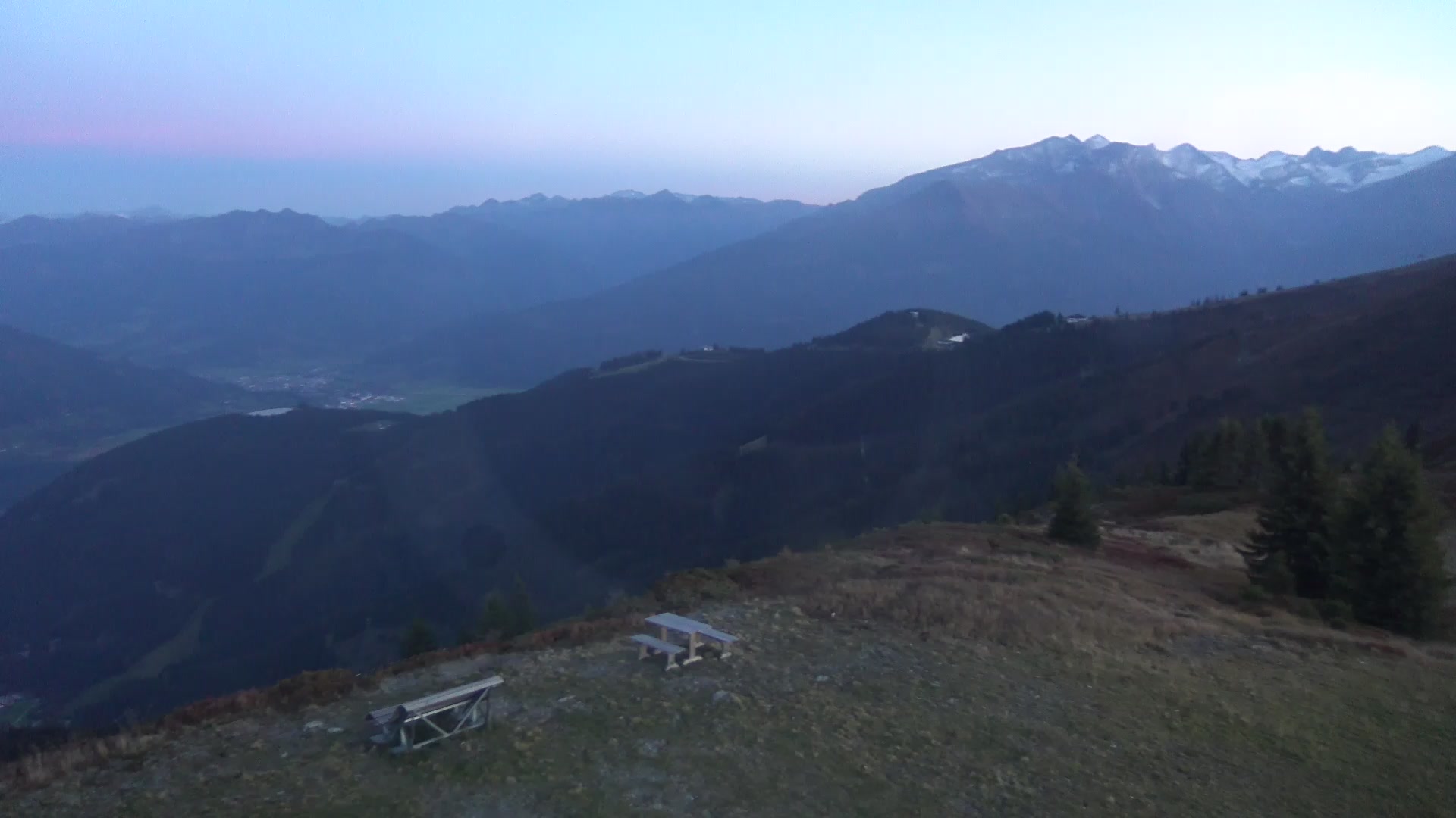 Zell am See zellamseeXpress snow cam captured at 3 October 2026 at 7:09 pm GMT+2