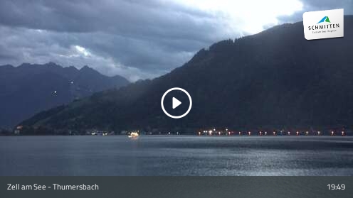 Zell am See Thumersbach snow cam captured at 12 September 2026 at 7:57 pm GMT+2