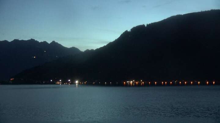 Zell am See Thumersbach snow cam captured at 17 September 2026 at 10:15 pm GMT+2