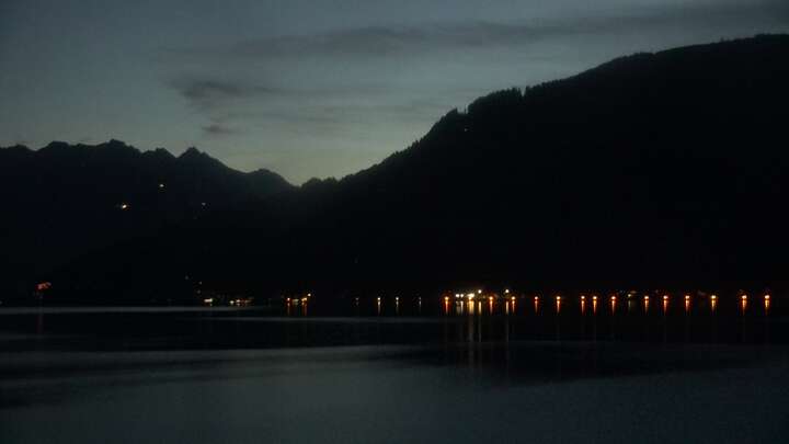 Zell am See Thumersbach snow cam captured at 19 September 2026 at 8:00 pm GMT+2