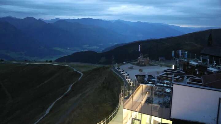 Zell am See Schmittenhöhe snow cam captured at 13 September 2026 at 7:48 pm GMT+2