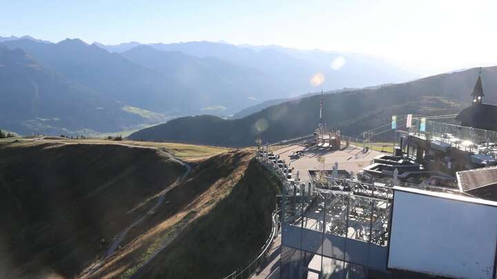 Zell am See Schmittenhöhe snow cam captured at 15 September 2026 at 6:13 pm GMT+2