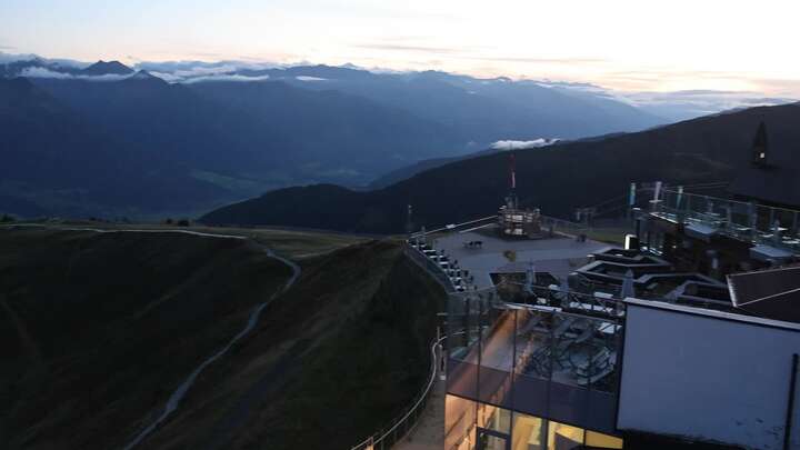 Zell am See Schmittenhöhe snow cam captured at 17 September 2026 at 10:15 pm GMT+2