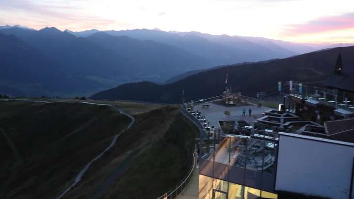 Zell am See Schmittenhöhe snow cam captured at 19 September 2026 at 7:44 pm GMT+2