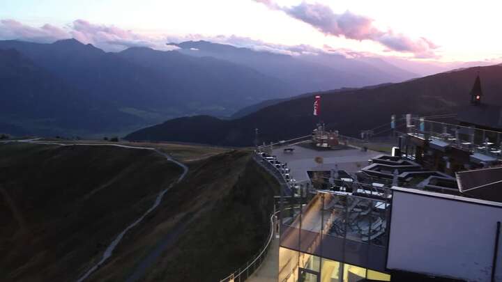 Zell am See Schmittenhöhe snow cam captured at 21 September 2026 at 7:44 pm GMT+2