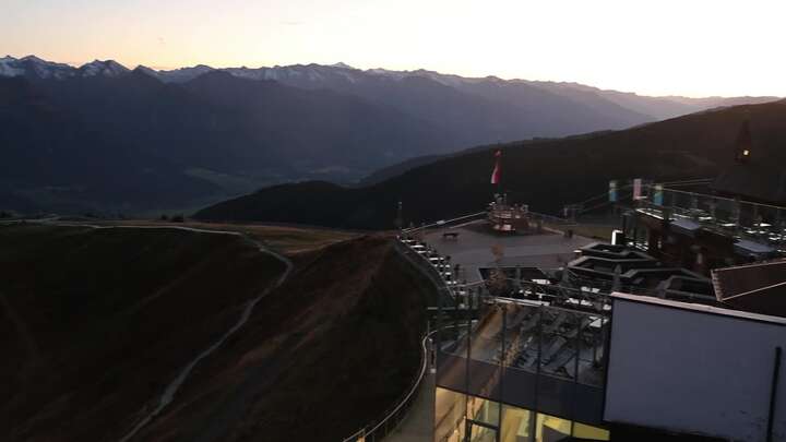 Zell am See Schmittenhöhe snow cam captured at 26 September 2026 at 7:36 pm GMT+2