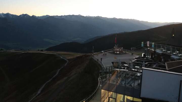 Zell am See Schmittenhöhe snow cam captured at 27 September 2026 at 7:34 pm GMT+2