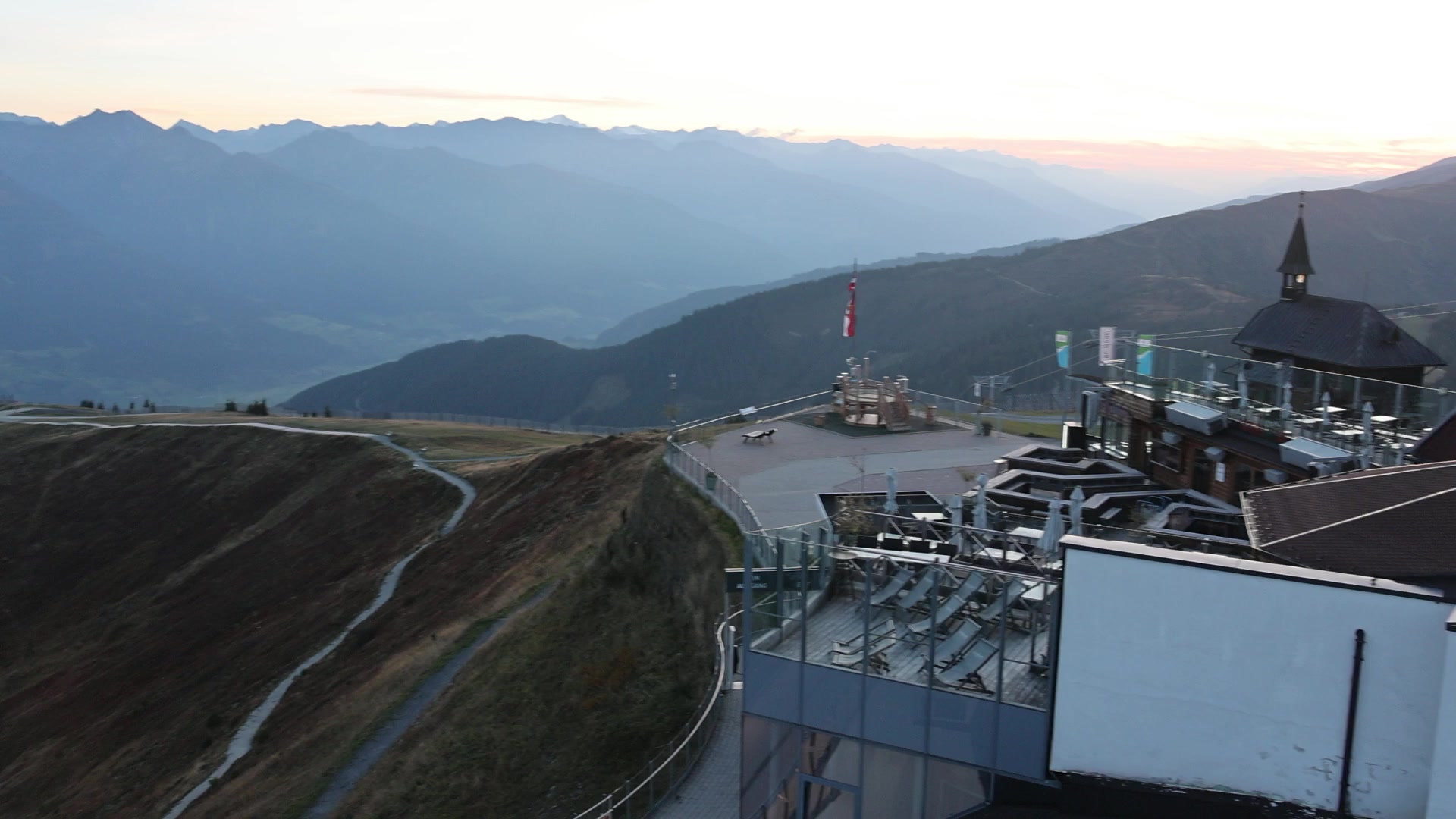 Zell am See Schmittenhöhe snow cam captured at 3 October 2026 at 6:53 pm GMT+2