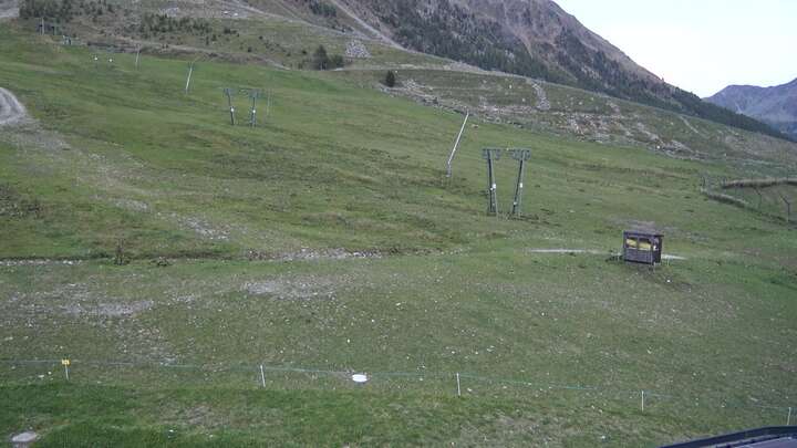 Schnals Kurzras - Maso Corto snow cam captured at 13 September 2026 at 7:49 pm GMT+2