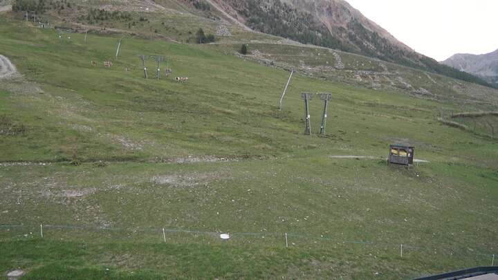 Schnals Kurzras - Maso Corto snow cam captured at 14 September 2026 at 7:46 pm GMT+2