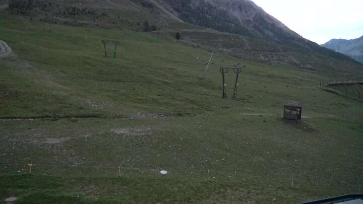 Schnals Kurzras - Maso Corto snow cam captured at 16 September 2026 at 7:48 pm GMT+2