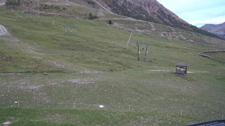 Schnals Kurzras - Maso Corto snow cam captured at 20 September 2026 at 7:24 pm GMT+2