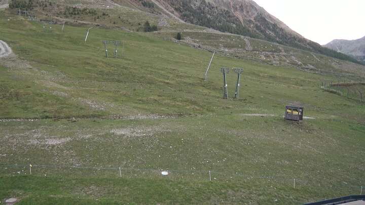 Schnals Kurzras - Maso Corto snow cam captured at 22 September 2026 at 7:30 pm GMT+2