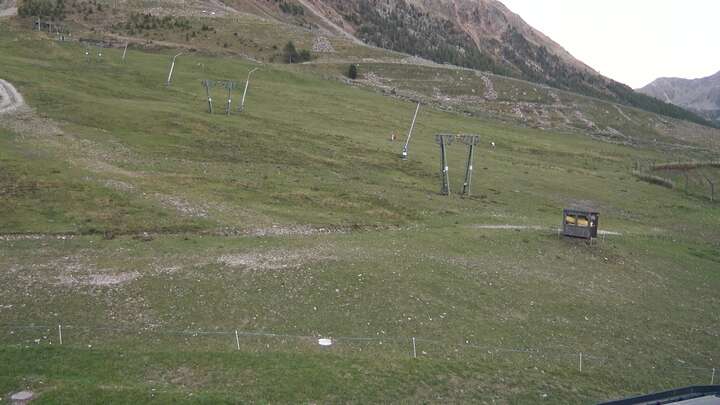 Schnals Kurzras - Maso Corto snow cam captured at 23 September 2026 at 7:30 pm GMT+2