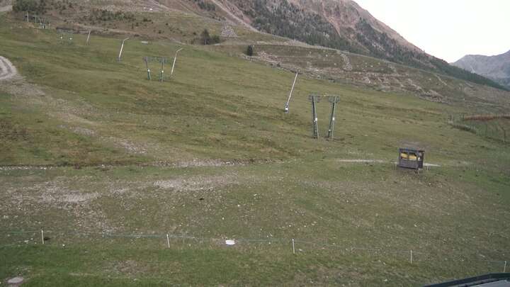 Schnals Kurzras - Maso Corto snow cam captured at 27 September 2026 at 7:25 pm GMT+2