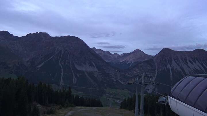 Bormio Arrivo Cabinovia Cima Piazzi snow cam captured at 13 September 2026 at 7:57 pm GMT+2