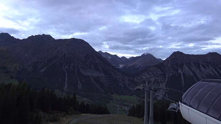 Bormio Arrivo Cabinovia Cima Piazzi snow cam captured at 18 September 2026 at 7:30 pm GMT+2