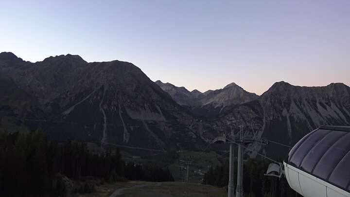 Bormio Arrivo Cabinovia Cima Piazzi snow cam captured at 22 September 2026 at 7:41 pm GMT+2
