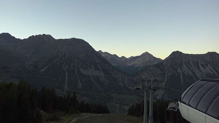 Bormio Arrivo Cabinovia Cima Piazzi snow cam captured at 27 September 2026 at 7:16 pm GMT+2