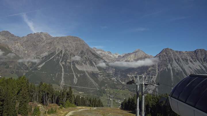 Bormio Arrivo Cabinovia Cima Piazzi snow cam captured at 29 September 2026 at 12:12 pm GMT+2