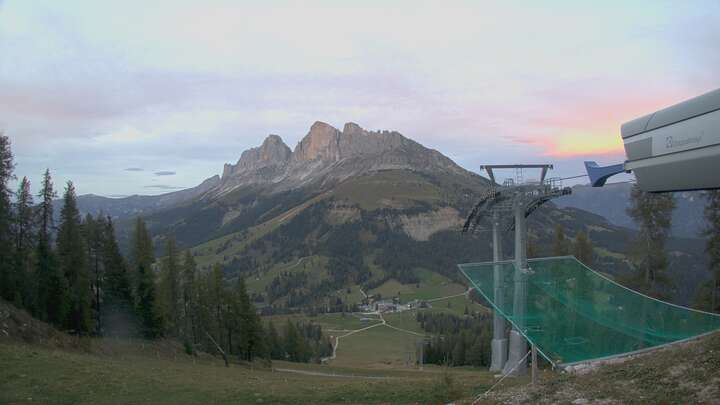 Carezza Pra di Tori Upper Station snow cam captured at 13 September 2026 at 7:41 pm GMT+2