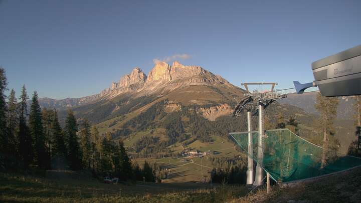 Carezza Pra di Tori Upper Station snow cam captured at 15 September 2026 at 6:04 pm GMT+2