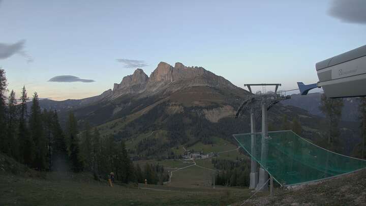 Carezza Pra di Tori Upper Station snow cam captured at 21 September 2026 at 7:20 pm GMT+2