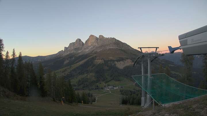 Carezza Pra di Tori Upper Station snow cam captured at 22 September 2026 at 7:24 pm GMT+2