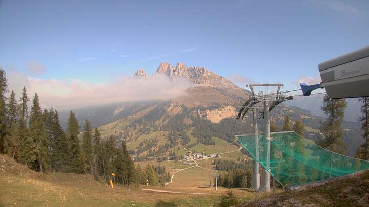 Carezza Pra di Tori Upper Station snow cam captured at 29 September 2026 at 12:29 pm GMT+2