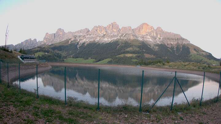 Carezza Speichersee Frin snow cam captured at 14 September 2026 at 7:40 pm GMT+2