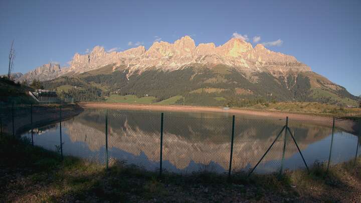 Carezza Speichersee Frin snow cam captured at 15 September 2026 at 6:04 pm GMT+2